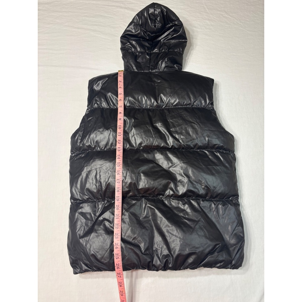 Jack & Jones Core Findus Down Waistcoat Puffer Vest Black Hooded Mens Size L - Picture 5 of 8
